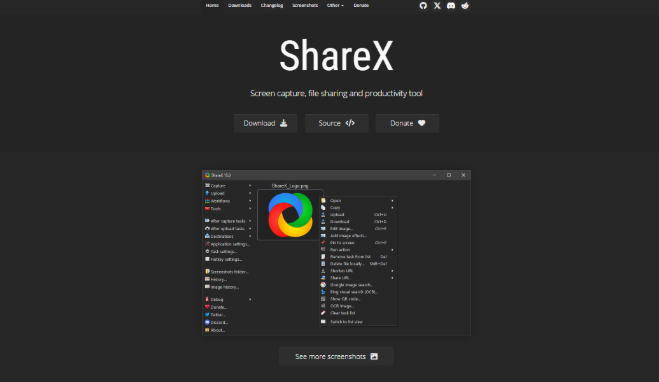 Screen Recorders with Highlighter - ShareX