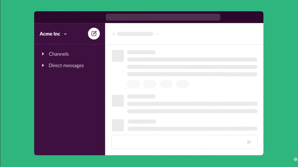 Slack demo video