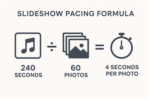 Slideshow Pacing Formula