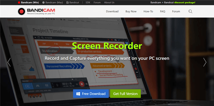 Best Tutorial Video Maker - Bandicam
