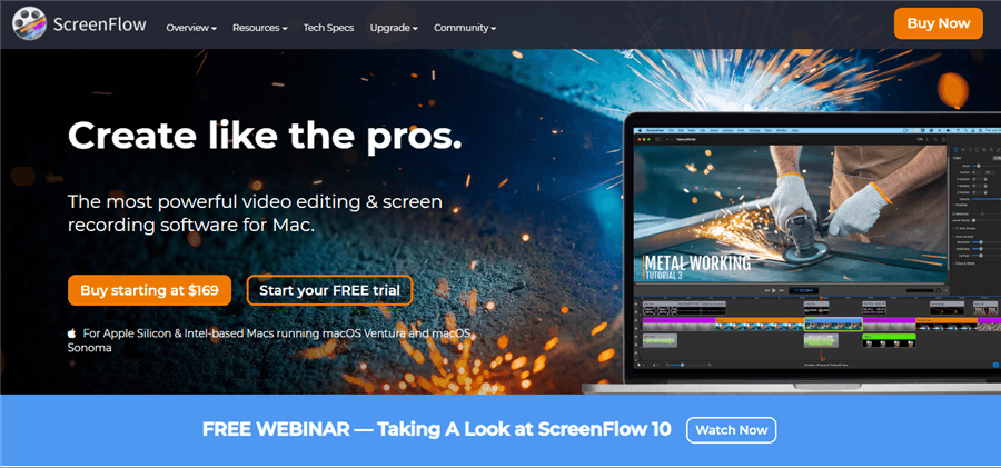 Best Tutorial Video Creator - ScreenFlow