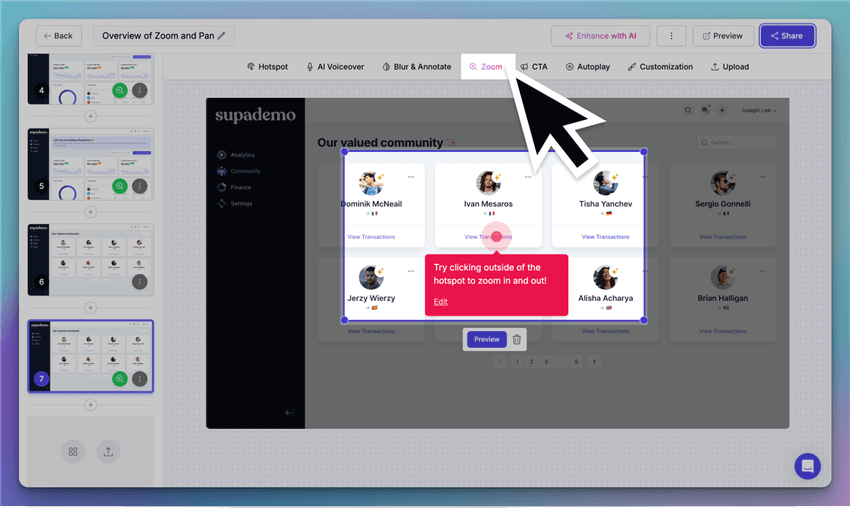 Best Walkthrough Video Maker - Supademo