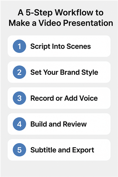 Workflow to Turn Your Script into a Video